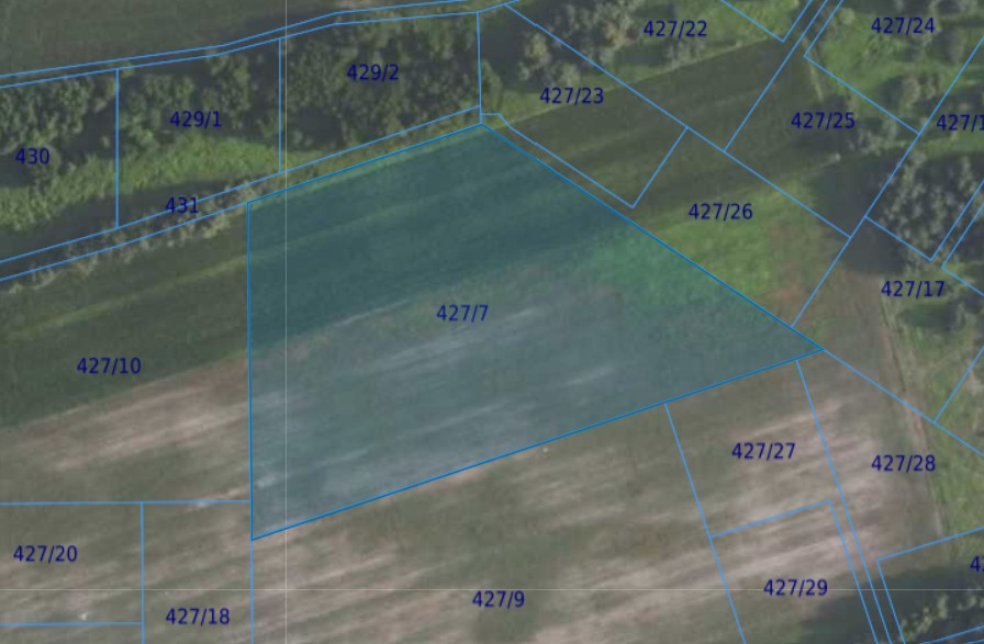 Działka| Grędzina dz 427/7 | 2,0304 ha