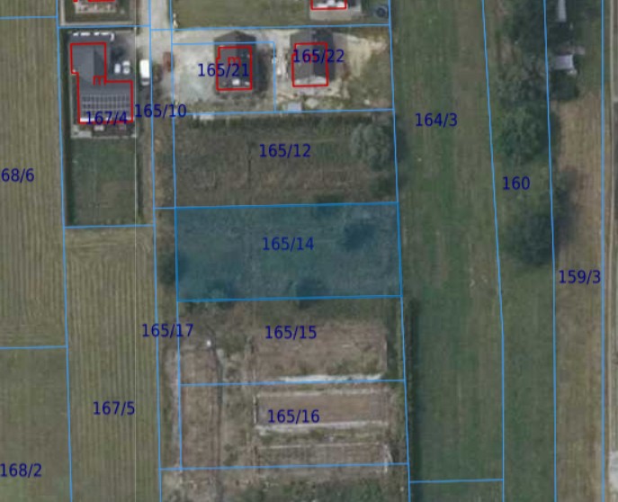 Działka | PISARY dz. 165/14 |  0,1150 ha