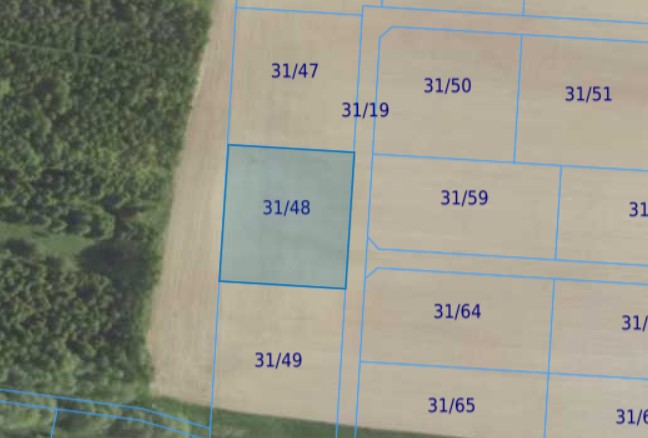 Działka| Grabowno Wielkie dz 31/48 | 0,3105 ha